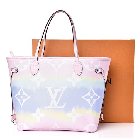 lv escale neverfull mm pastel